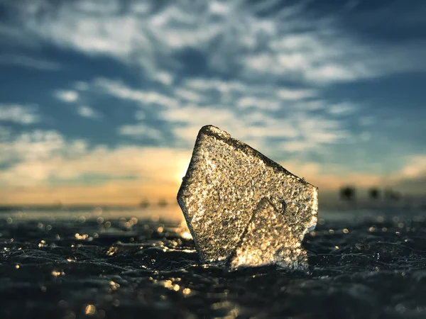 フィンランドの湾の氷 — ストック写真