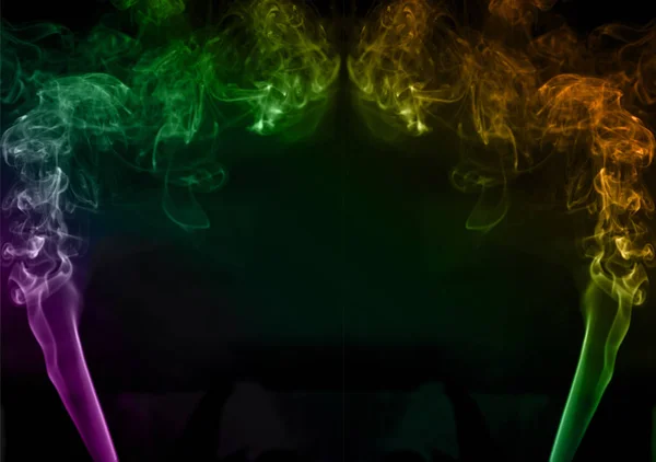 soyut çok renkli duman