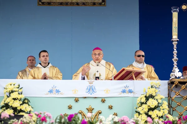 Celebración en honor del icono Budslav de la Madre de Dios — Foto de Stock