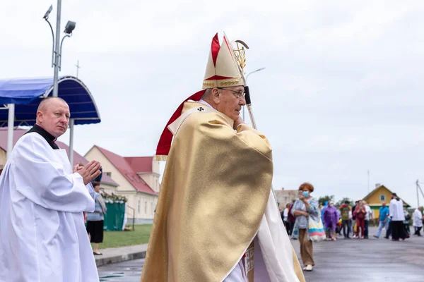 Celebración en honor del icono Budslav de la Madre de Dios — Foto de Stock