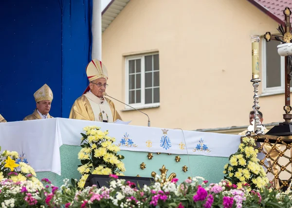 Celebración en honor del icono Budslav de la Madre de Dios — Foto de Stock