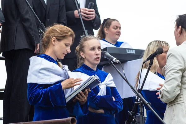 Celebrazione in onore dell'icona Budslav della Madre di Dio — Foto Stock