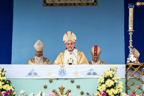 Celebración en honor del icono Budslav de la Madre de Dios — Foto de Stock