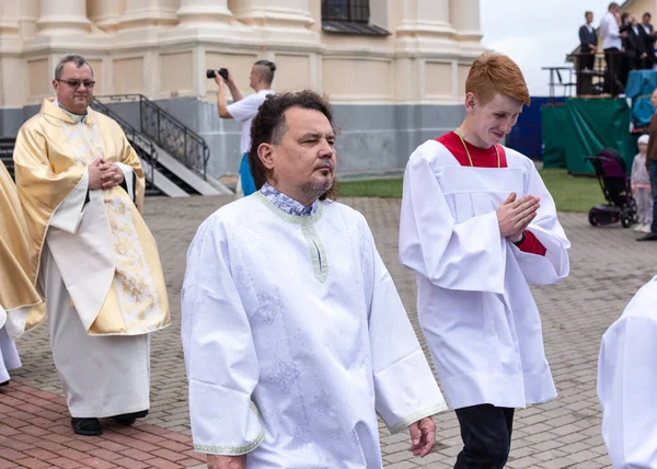 Celebración en honor del icono Budslav de la Madre de Dios — Foto de Stock