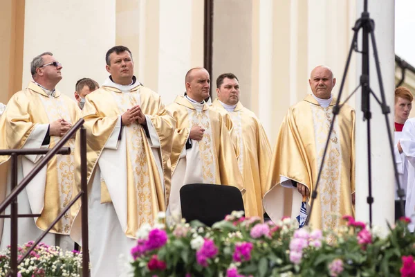 Celebración en honor del icono Budslav de la Madre de Dios — Foto de Stock