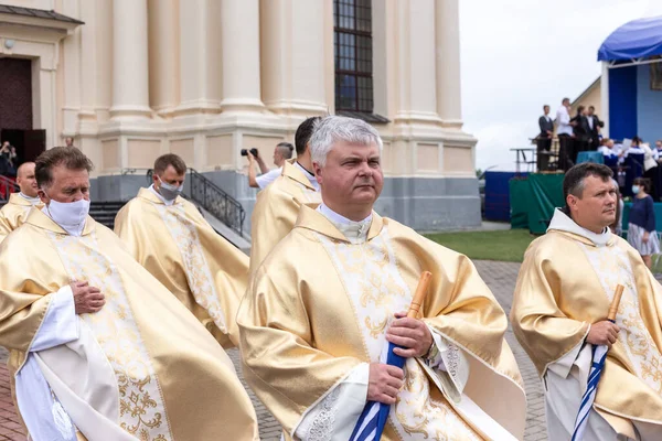 Celebrazione in onore dell'icona Budslav della Madre di Dio — Foto Stock