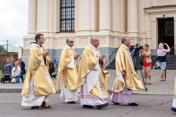 Celebrazione in onore dell'icona Budslav della Madre di Dio — Foto Stock