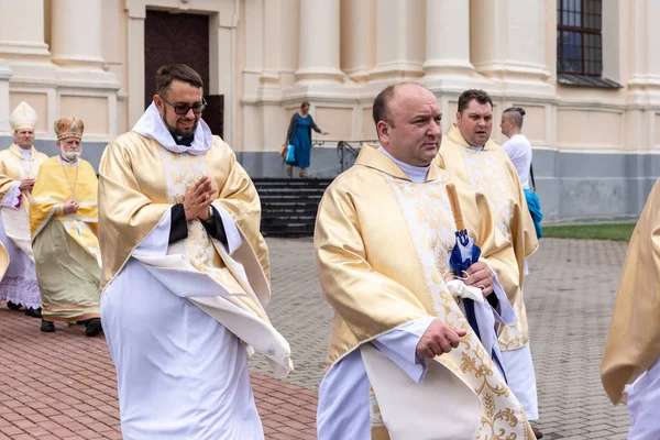 Celebración en honor del icono Budslav de la Madre de Dios — Foto de Stock