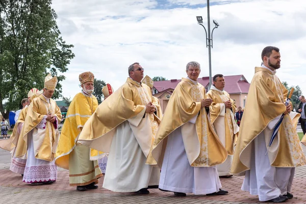 Celebración en honor del icono Budslav de la Madre de Dios — Foto de Stock
