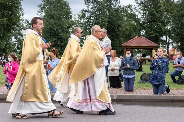 Celebrazione in onore dell'icona Budslav della Madre di Dio — Foto Stock