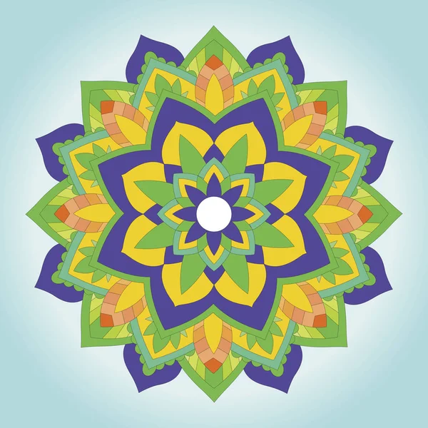 Harika çiçek Mandala vektör tasarımı