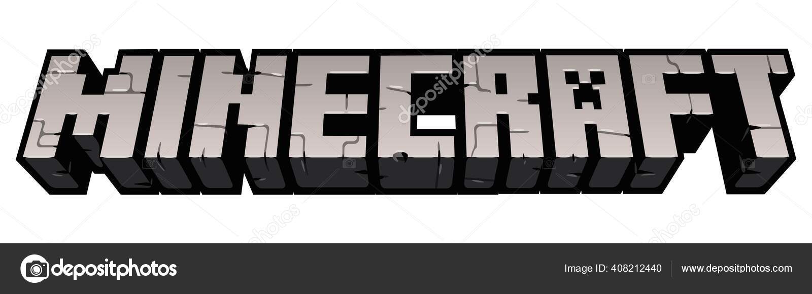 Minecraft Games Emblem Gray Letters White Background Isolated Vector Silhouette Vector Image By C Om Vector Stock Minecraft Games Emblem Gray Letters White Background Isolated Vector Silhouette Vector Image By C Om Vector Stock