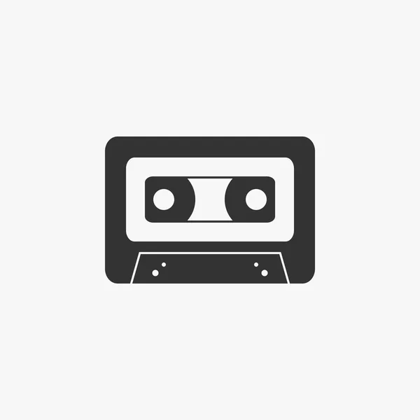 音楽テープのアイコン 音楽のベクトル — ストックベクタ