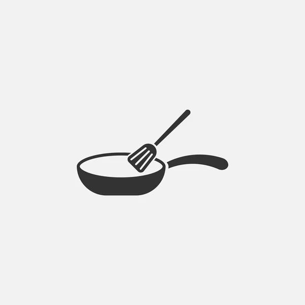 Pan Icon Kitchenware Vector — Stock Vector