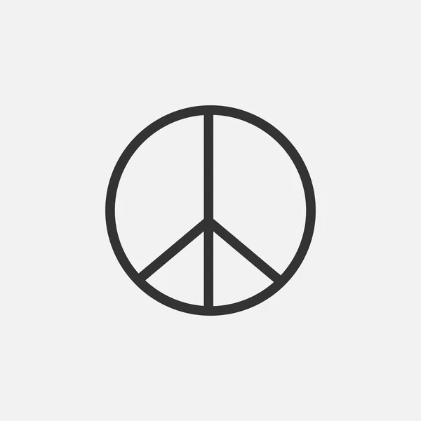 Barış Simgesi Barış Işareti — Stok Vektör