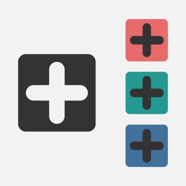 artı işareti simgesi, artı vektör