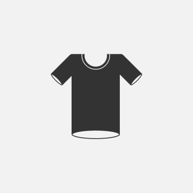 T-shirt simgesi, giyim vektör