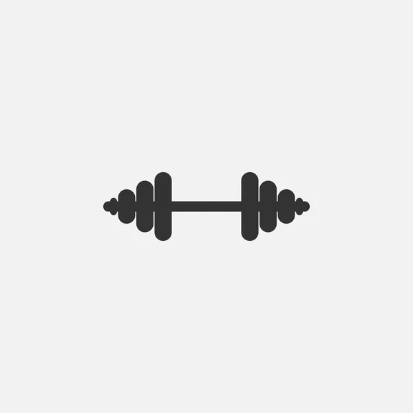 Dumbbell Icon Weight Vector — Stock Vector