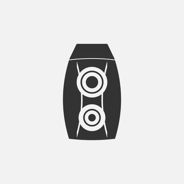 Icono Altavoces Audio Vector Monitor Sonido — Archivo Imágenes Vectoriales