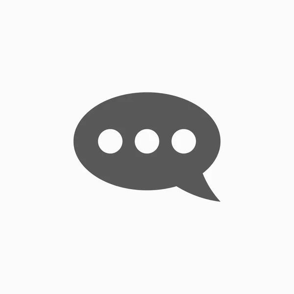 Parlare Icona Chat Vettoriale — Vettoriale Stock