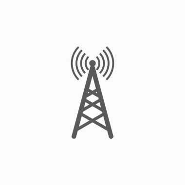 anten simgesi, iletişim vektör