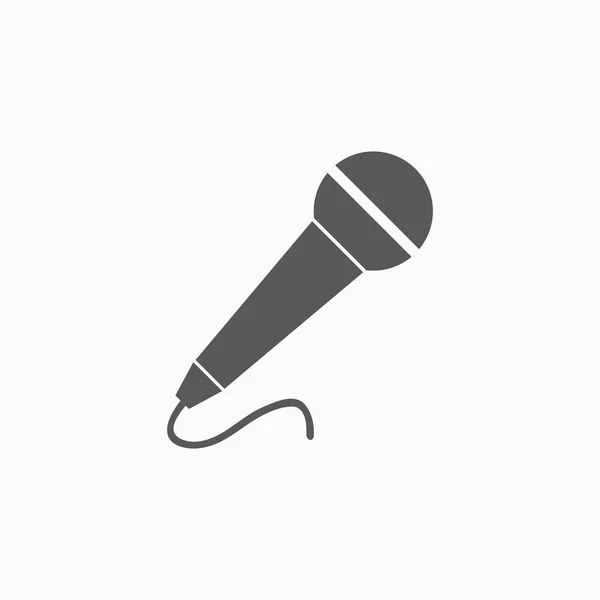Mikrofon simgesi, mikrofon vektör — Stok Vektör