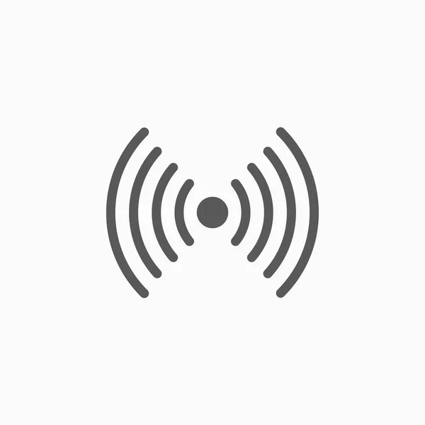 Бездротова іконка, вектор Wi-Fi — стоковий вектор