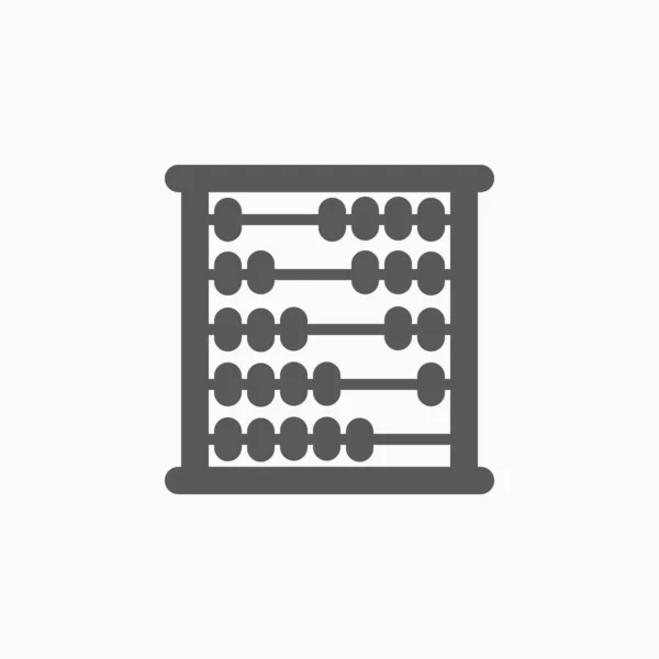 Abacus simgesi, hesap makinesi vektörü — Stok Vektör