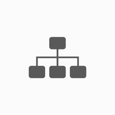 site haritası simgesi, zihin haritalama vektörü