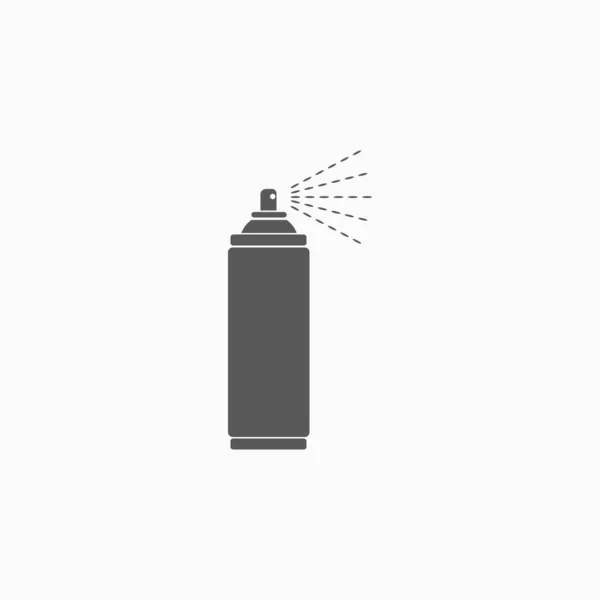 Spray icon, fles vector, pakket illustratie — Stockvector