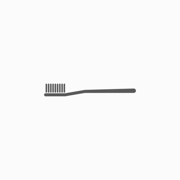 Icono del cepillo de dientes, vector dental, ilustración del cepillo — Vector de stock