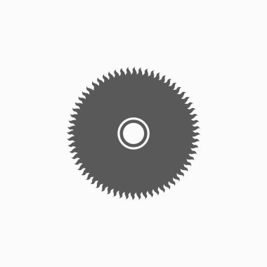 dairesel testere simgesi, vektör testere, takım simgesi, marangoz illüstrasyon