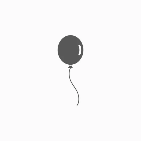 Balloon icon, air illustration, bump icon, float vector — Stock Vector