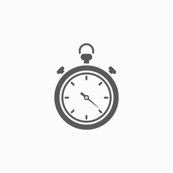 Icono del cronómetro, vector de reloj, ilustración del tiempo, vector deportivo — Archivo Imágenes Vectoriales