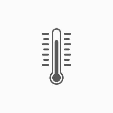 termometre simgesi, sıcaklık ölçer simgesi, sıcaklık vektörü, bilim illüstrasyonu, sağlık hizmeti illüstrasyonu
