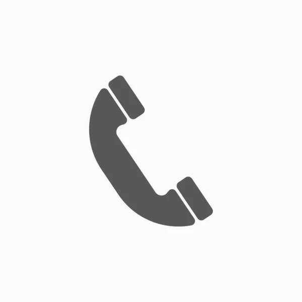 Telefon Simgesi Telefon Simgesi Bağlantı Vektörü Vektöre Söyle Iletişim Illüstrasyonu — Stok Vektör