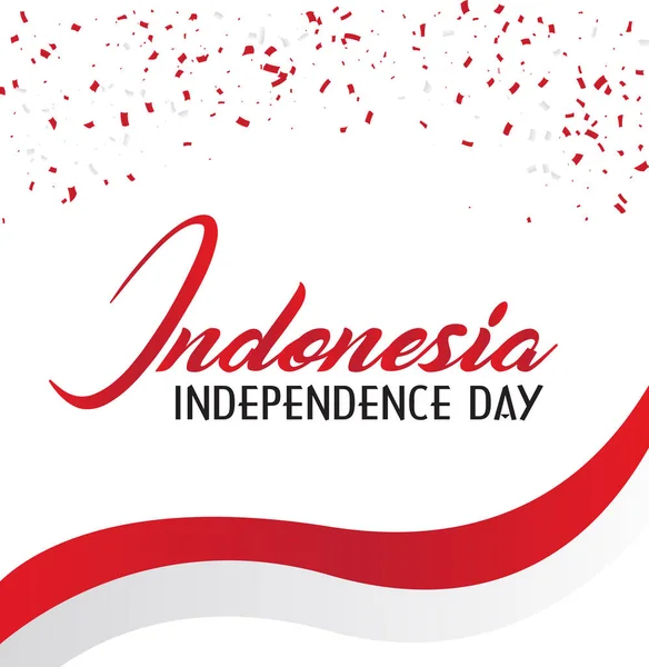 Indonesien Unabhängigkeitstag Oder Nationalfeiertag August — Stockfoto