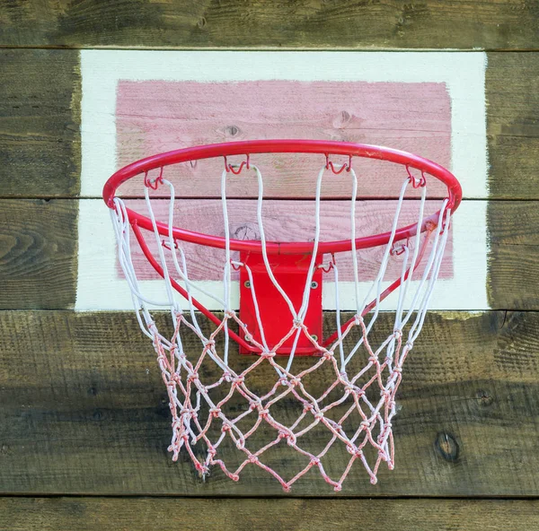 basketball ring on a wooden background