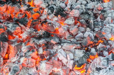 kömür kül kömürlerin arka plan