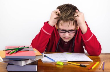 bir ev ödevi yerine getirir ama bir şey çalışmıyor