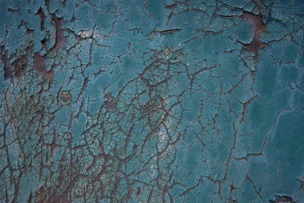 Texture Rusty Painted Iron — Stock Photo, Image