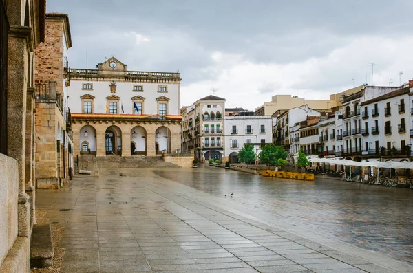 Plaza Principal Ciudad Cáceres Extremadura —  Fotos de Stock