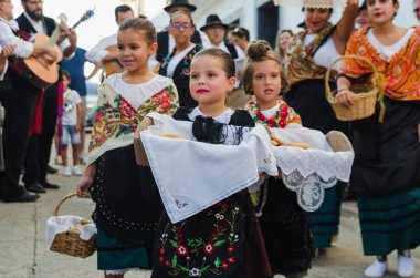 Santiago de Alcantara, İspanya - 18 Ağustos 2018:Once bir yıl 