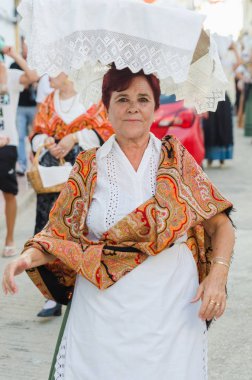 Santiago de Alcantara, İspanya - 18 Ağustos 2018:Once bir yıl 