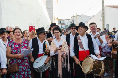 Santiago de Alcantara, İspanya - 18 Ağustos 2018:Once bir yıl 