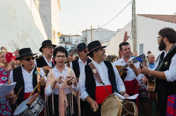 Santiago Alcántara España Agosto 2018 Una Vez Año Celebra Tradicional — Foto de Stock