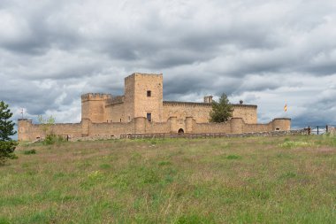 Orta Çağ kalesi Pedraza, Segovia, İspanya