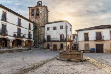 Plaza Belediye Başkanı San Martin de Trevejo içinde