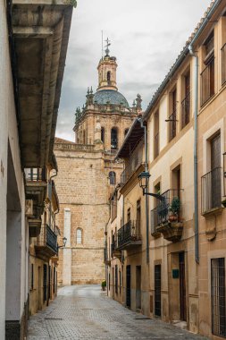 Coria eski sokak, Caceres, Extremadura, İspanya