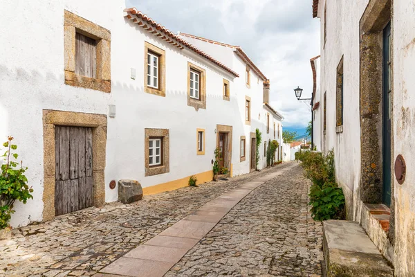 Street a hagyományos középkori falu Marvao Portugália — Stock Fotó